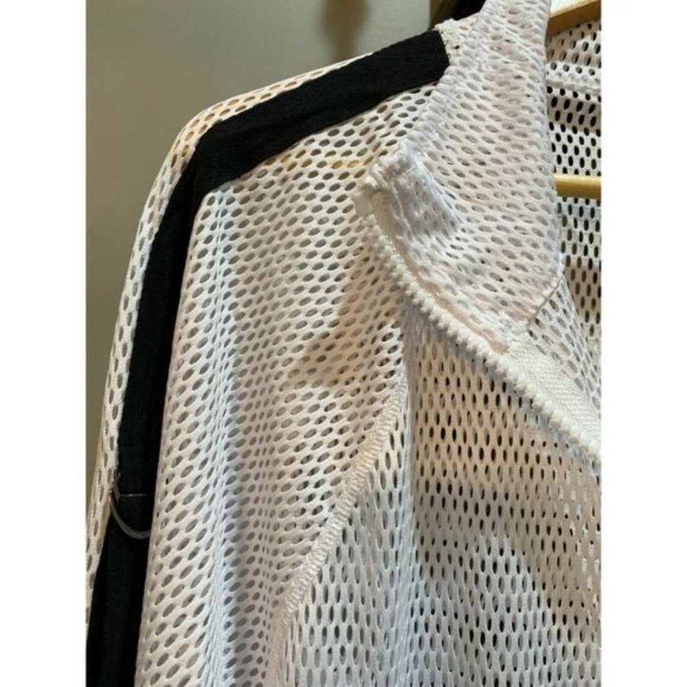 NEW LF The Brand Sheer Mesh Zip Up Track Jacket - Picture 5 of 11